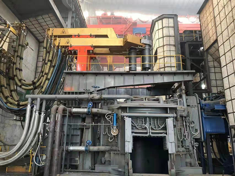 electric-arc-furnace-steel-making-EAF-Shanghai-Metallurgy-Equipment-Group-SME-Steel-plant